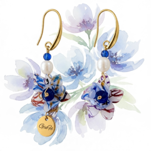 Orecchini fiori autunno n.3 Essenza Donna